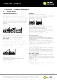 Golvunderhåll — kommersiella riktlinjer SkÖTSeL OcH ... - Amtico