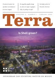 Terra - Natuur en Milieu - Stichting Natuur en Milieu