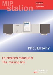 Fiche produit MIP STATION