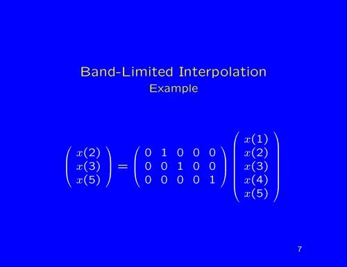 Multi-Dimensional Minimum Weighted Norm Interpolation, Survey ...