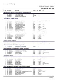 Katalog powystawowy Klubowa Wystawa Chartów Swornegacie ...