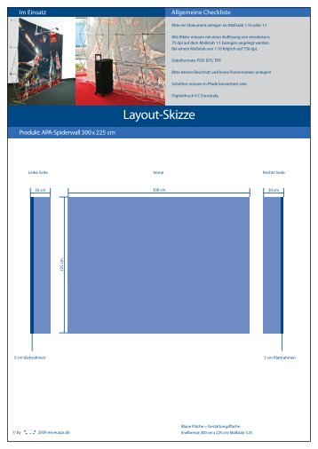 Layoutvorlage Spiderwall (PDF)