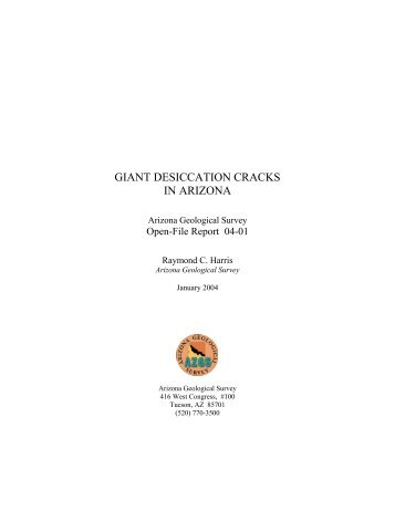 Giant Desiccation Cracks in Arizona - AZGS Document Repository