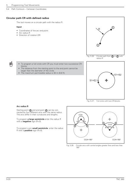 User's Manual TNC 360 (from 259 900-11) - heidenhain