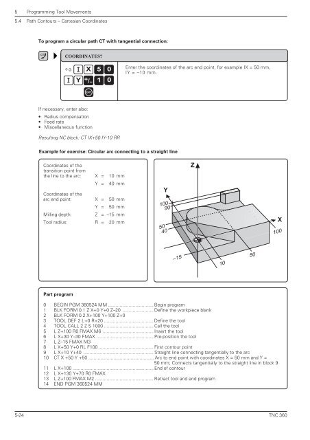 User's Manual TNC 360 (from 259 900-11) - heidenhain