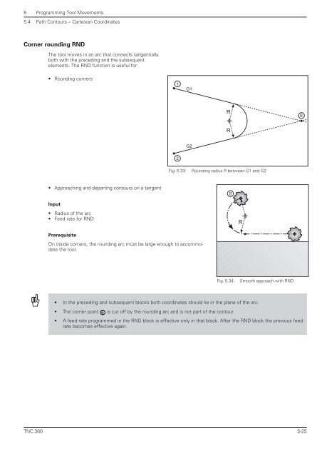 User's Manual TNC 360 (from 259 900-11) - heidenhain