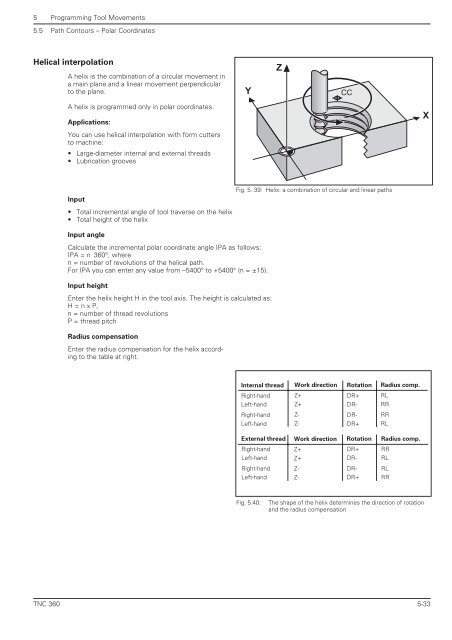 User's Manual TNC 360 (from 259 900-11) - heidenhain