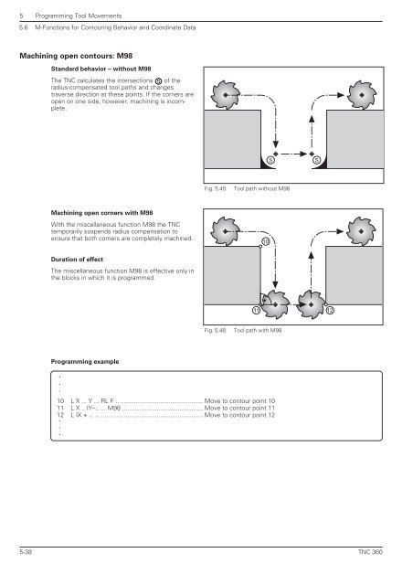 User's Manual TNC 360 (from 259 900-11) - heidenhain