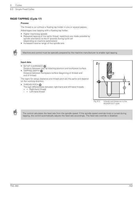 User's Manual TNC 360 (from 259 900-11) - heidenhain