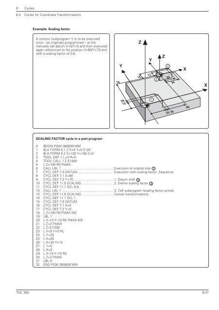 User's Manual TNC 360 (from 259 900-11) - heidenhain