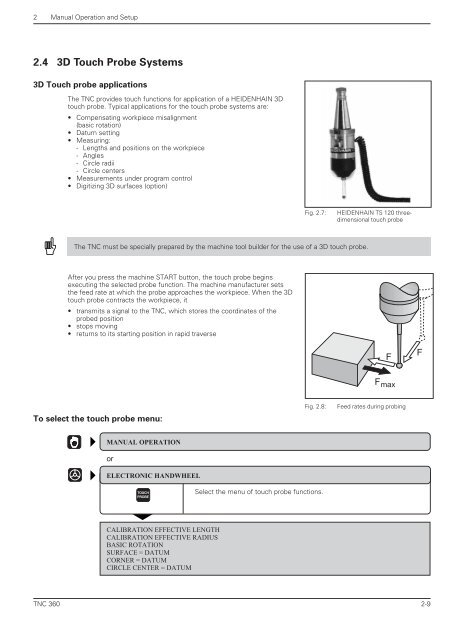 User's Manual TNC 360 (from 259 900-11) - heidenhain