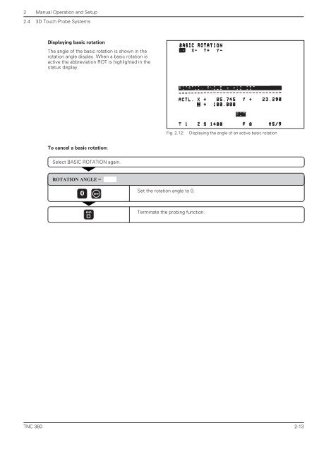 User's Manual TNC 360 (from 259 900-11) - heidenhain