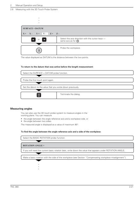 User's Manual TNC 360 (from 259 900-11) - heidenhain