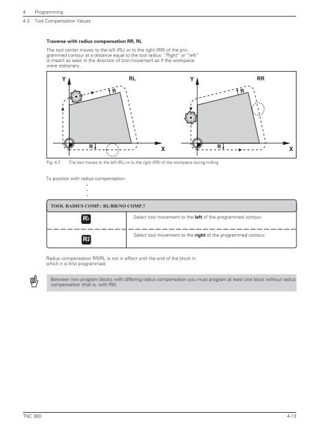 User's Manual TNC 360 (from 259 900-11) - heidenhain