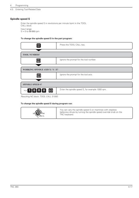 User's Manual TNC 360 (from 259 900-11) - heidenhain