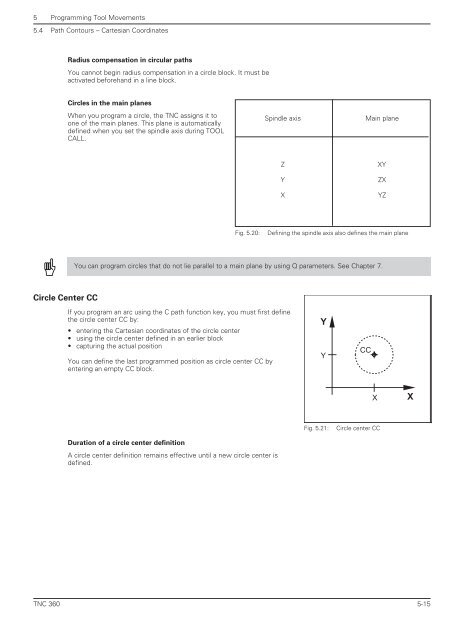 User's Manual TNC 360 (from 259 900-11) - heidenhain