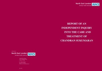 REPORT OF AN INDEPENDENT INQUIRY ... - Hundred Families