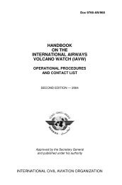 handbook on the international airways volcano watch (iavw) - RAMMB