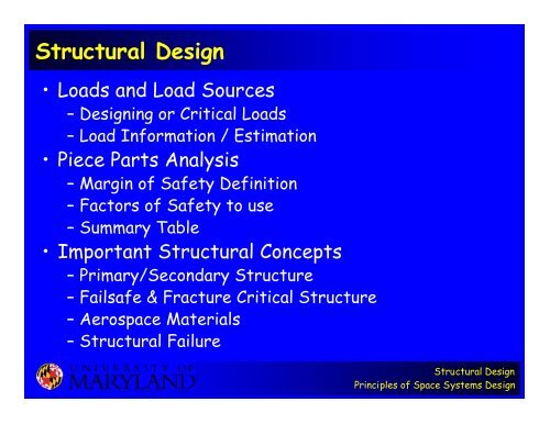 Structural Design