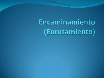 Enrutamiento - Lab. Redes y Seguridad