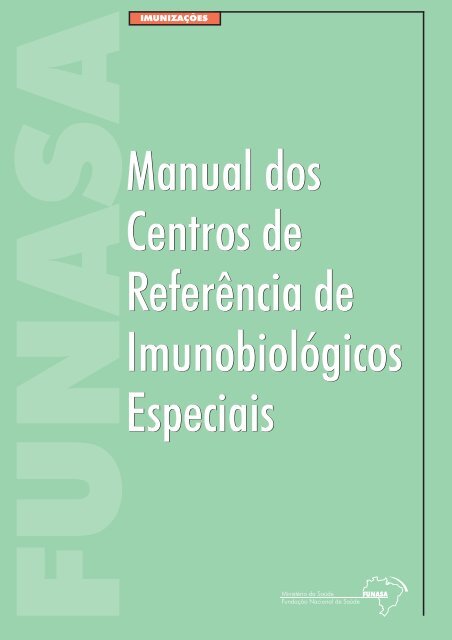 Manual dos Centro de Referência de Imunobiológicos Especiais