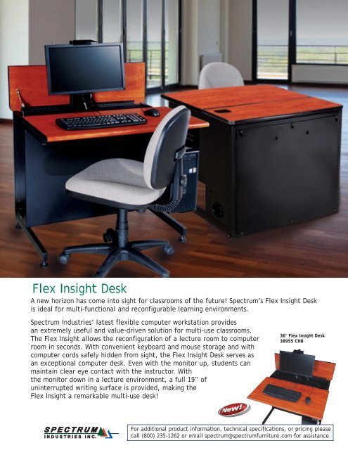 Market Sheet: Flex Insight Desk - Spectrum Industries, Inc.