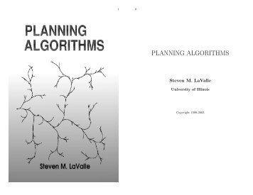 planning algorithms - Geometric Algorithms for Modeling, Motion ...