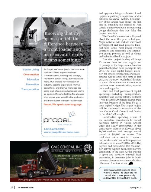 The Alaska Contractor - Spring 2011 - Keep Trees