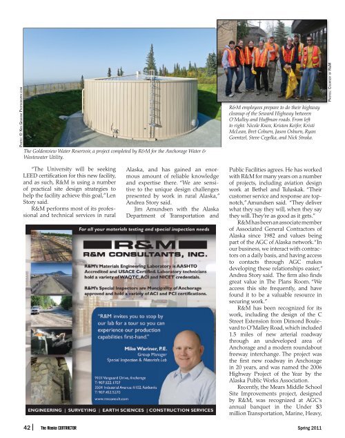 The Alaska Contractor - Spring 2011 - Keep Trees