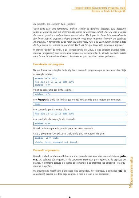 Sistema Operacional Linux - Portal do Professor