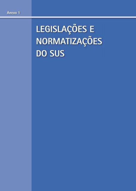 O SUS de A a Z - BVS Ministério da Saúde