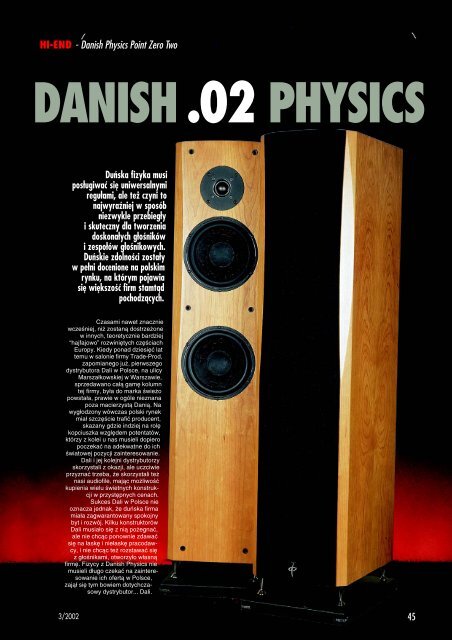 HI−END − Danish Physics Point Zero Two - Audio