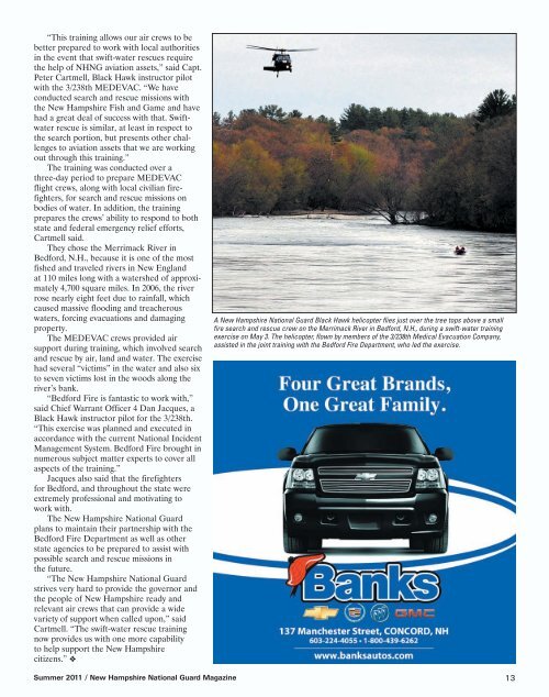 New Hampshire National Guard Magazine - Summer ... - Keep Trees