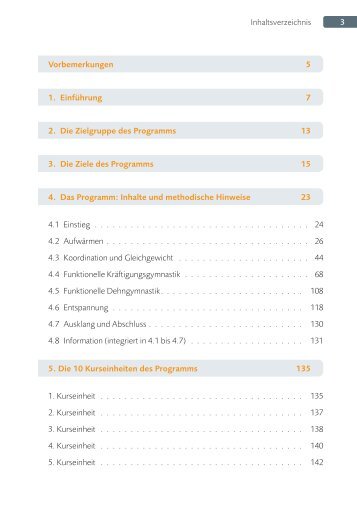Inhaltsverzeichnis Vorbemerkungen 5 1 ... - sportfachbuch.de