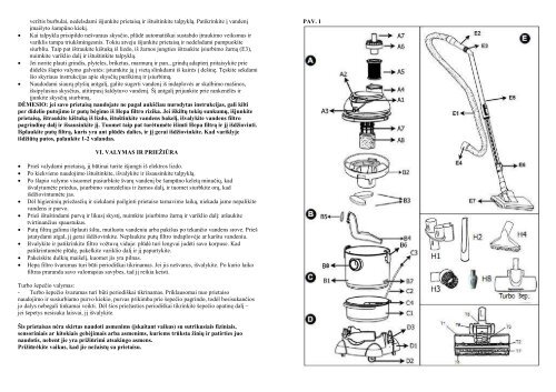 ARNICA Hydra Rain Plus Dulkiu siurblys.pdf - UAB Krinona - prekių ...