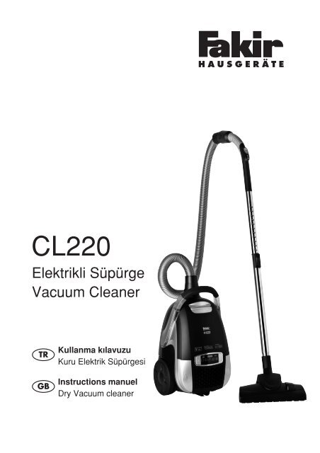 elektrikli supurge vacuum cleaner fakir