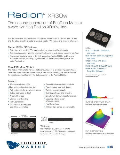 Product Flyer - EcoTech Marine