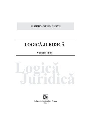 Logică juridică - Note de curs