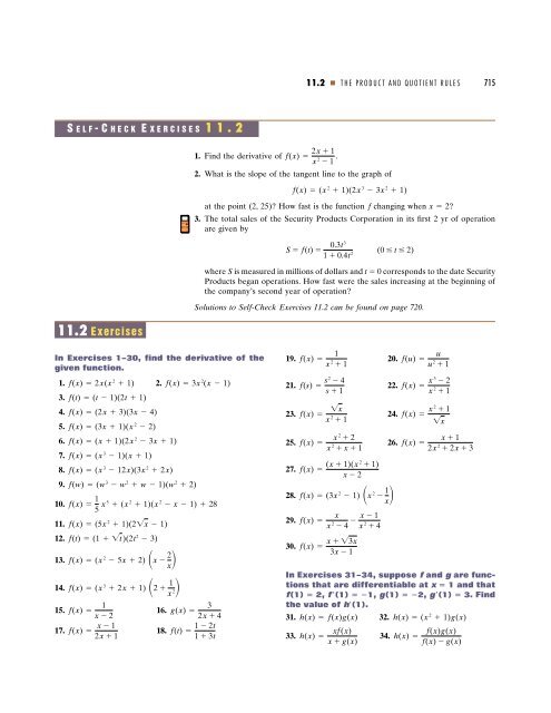 11DIFFERENTIATION - Department of Mathematics