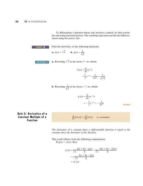 11DIFFERENTIATION - Department of Mathematics