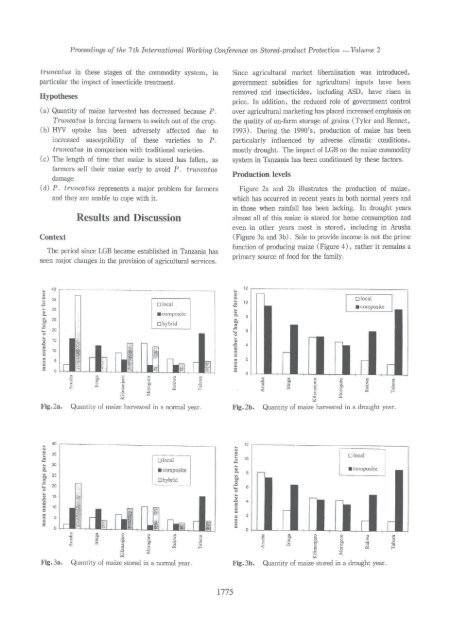 Coping strategies employed by farmers against the larger grain ...