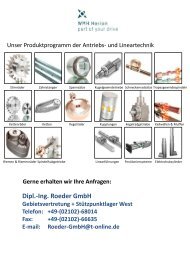 +49-(02102)-68014 Fax: +49-(02102) - Antriebstechnik-Roeder.com