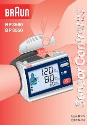SensorControlSensorControlSensorControl - Braun Blood Pressure ...