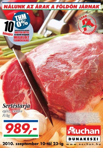 Sertéstarja - Auchan