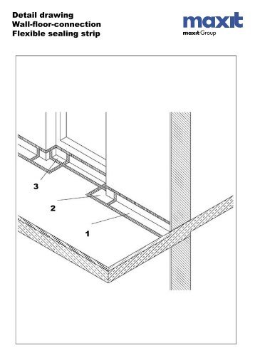 Detail drawing Wall-floor connection Flexible sealing strip D2237.indd