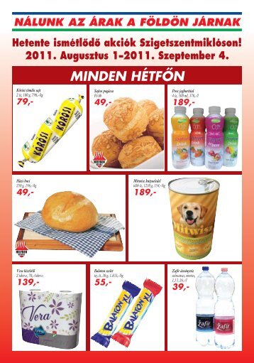 MINDEN HÉTFÔN - Auchan