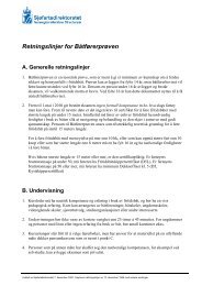 Retningslinjer for Båtførerprøven - Datakortet as
