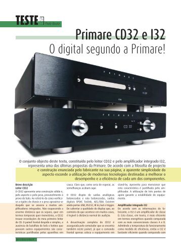 Primare CD32 e I32