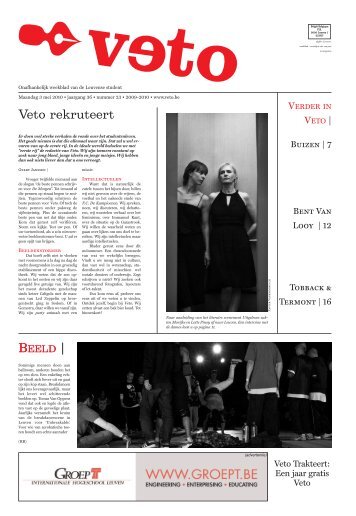 Veto rekruteert - archief van Veto