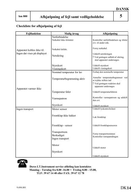 Manual til Hawo svejsemaskine hm 850 dc - Mediq Danmark A/S